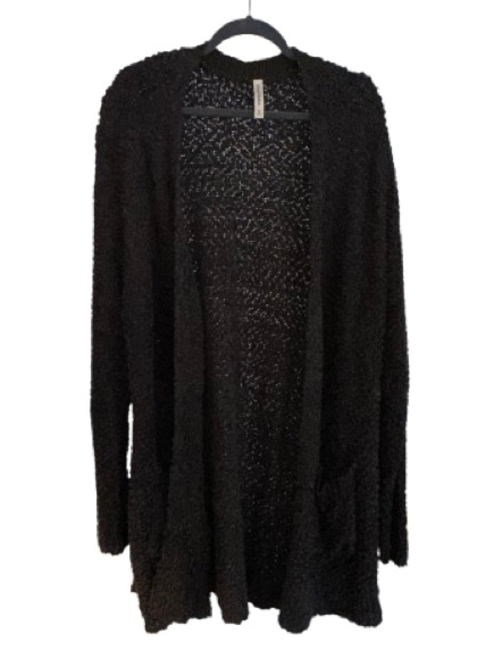 Zenana Outfitters DARK Grey Open-Front Knit Cardigan